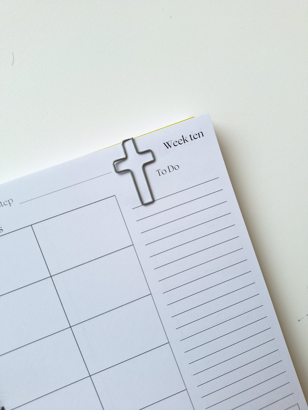 Cross paperclip set - Silver