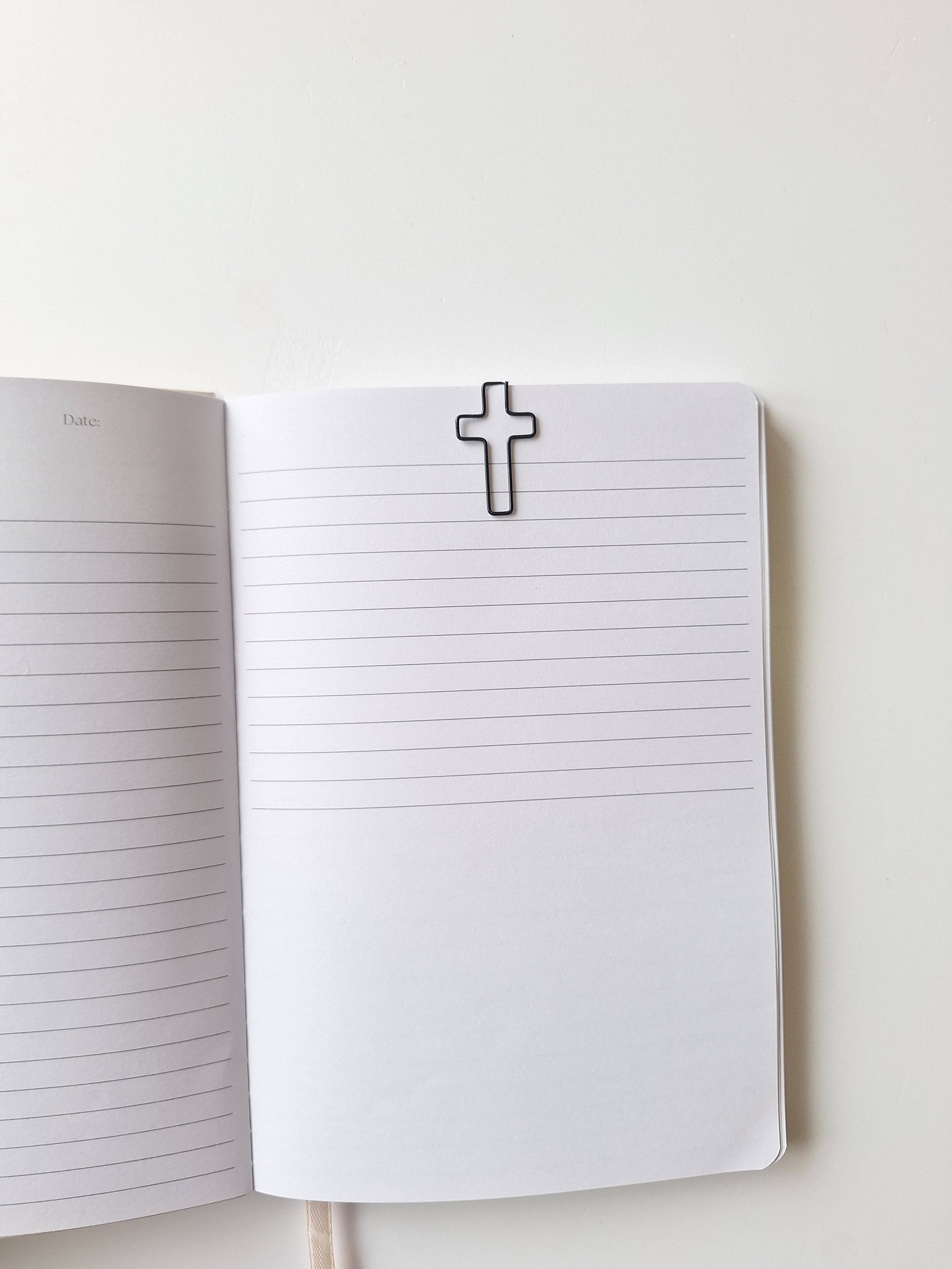 Cross paperclip set - Black