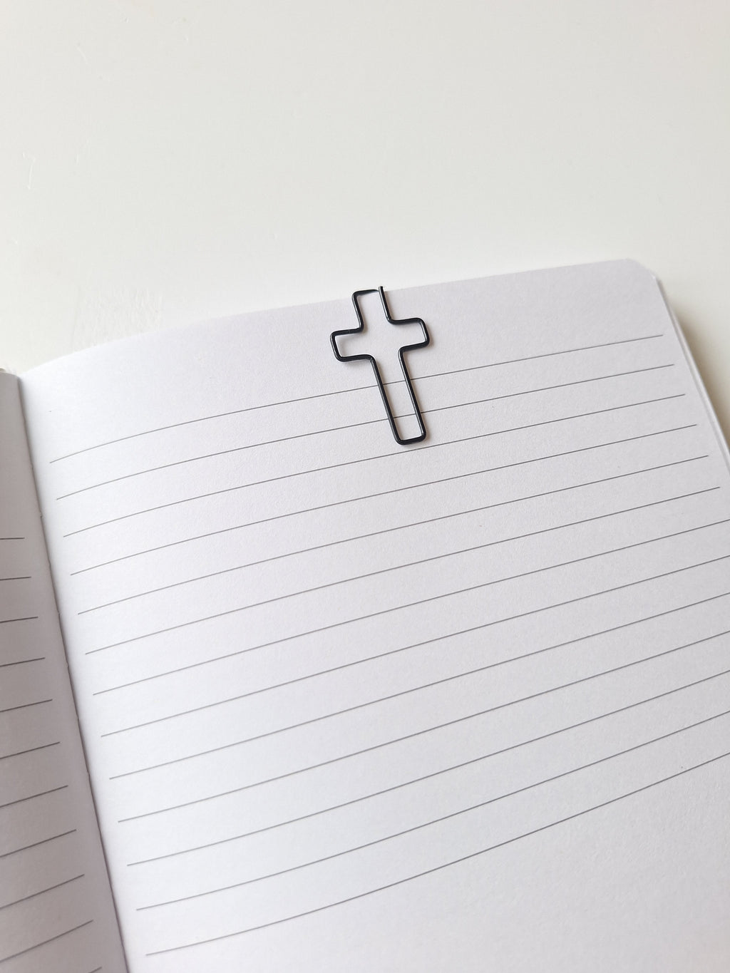 Cross paperclip set - Black