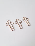 Cross paperclip set - Rose Gold