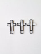 Cross paperclip set - Black