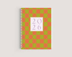 2026 Checkered Orange Planner