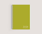 2026 Minimalist Green Planner
