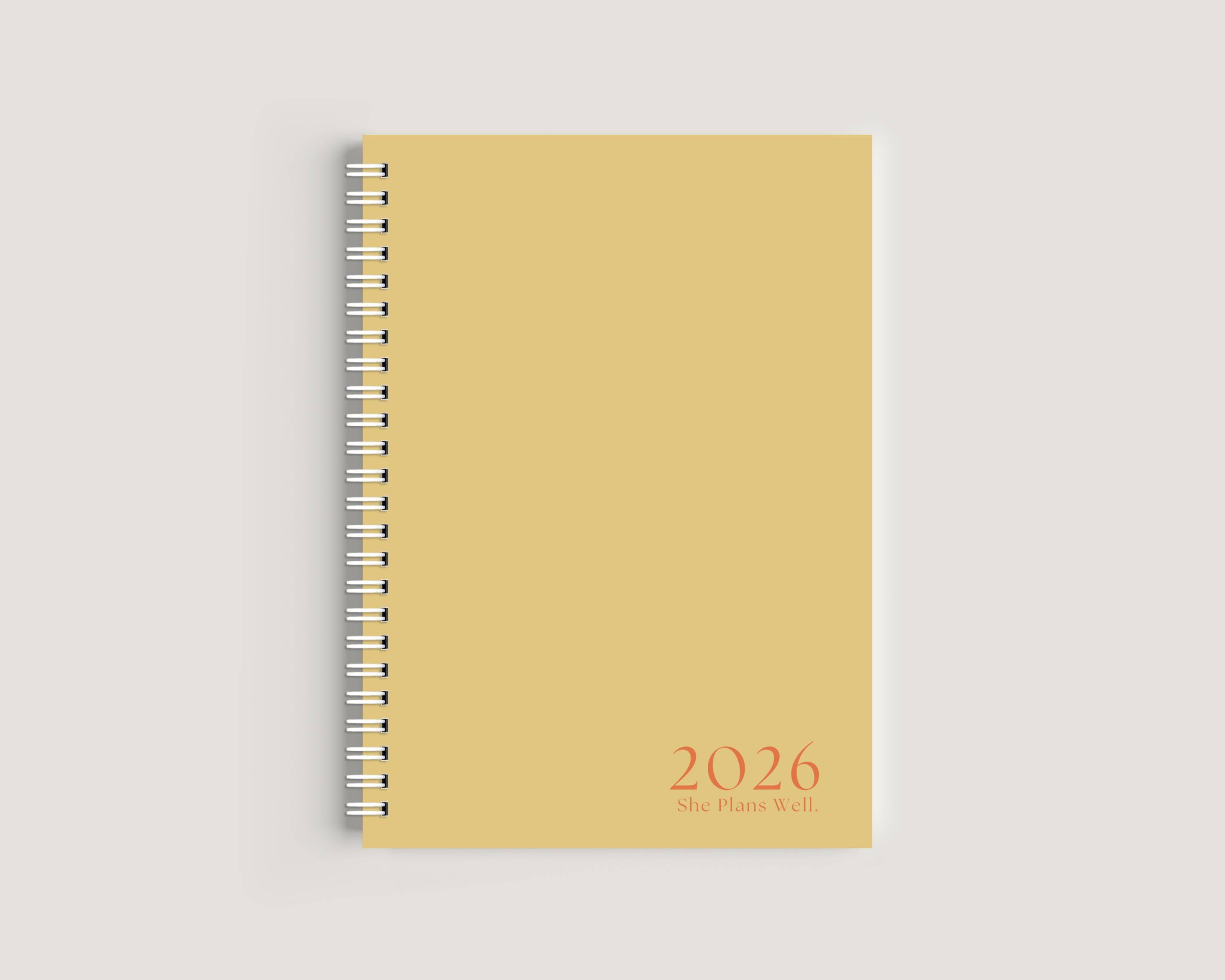 2026 Minimalist Yellow