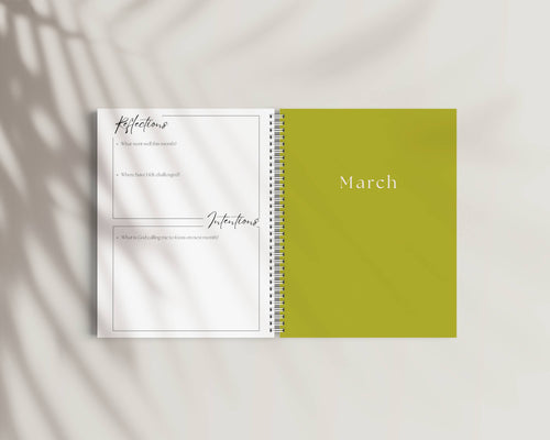 2026 Checkered Green Planner