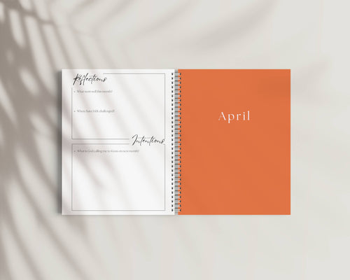 2026 Checkered Orange Planner